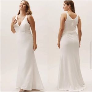 BHLDN Jones Dress White Size 4 *hemmed*